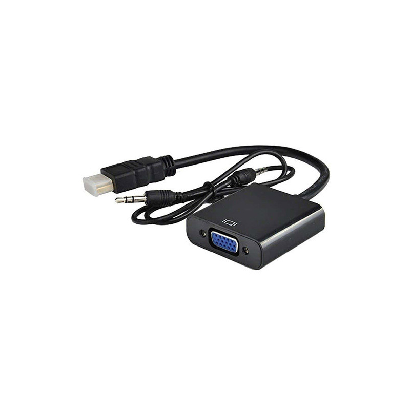 HDMI TO VGA CONVERTOR WITH AUDIO CABLE HDMI TO VGA CONVERTOR WITH AUDIO CABLE