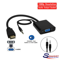 HDMI TO VGA CONVERTOR WITH AUDIO CABLE